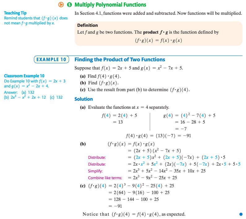 Math textbook page on slope of a line.